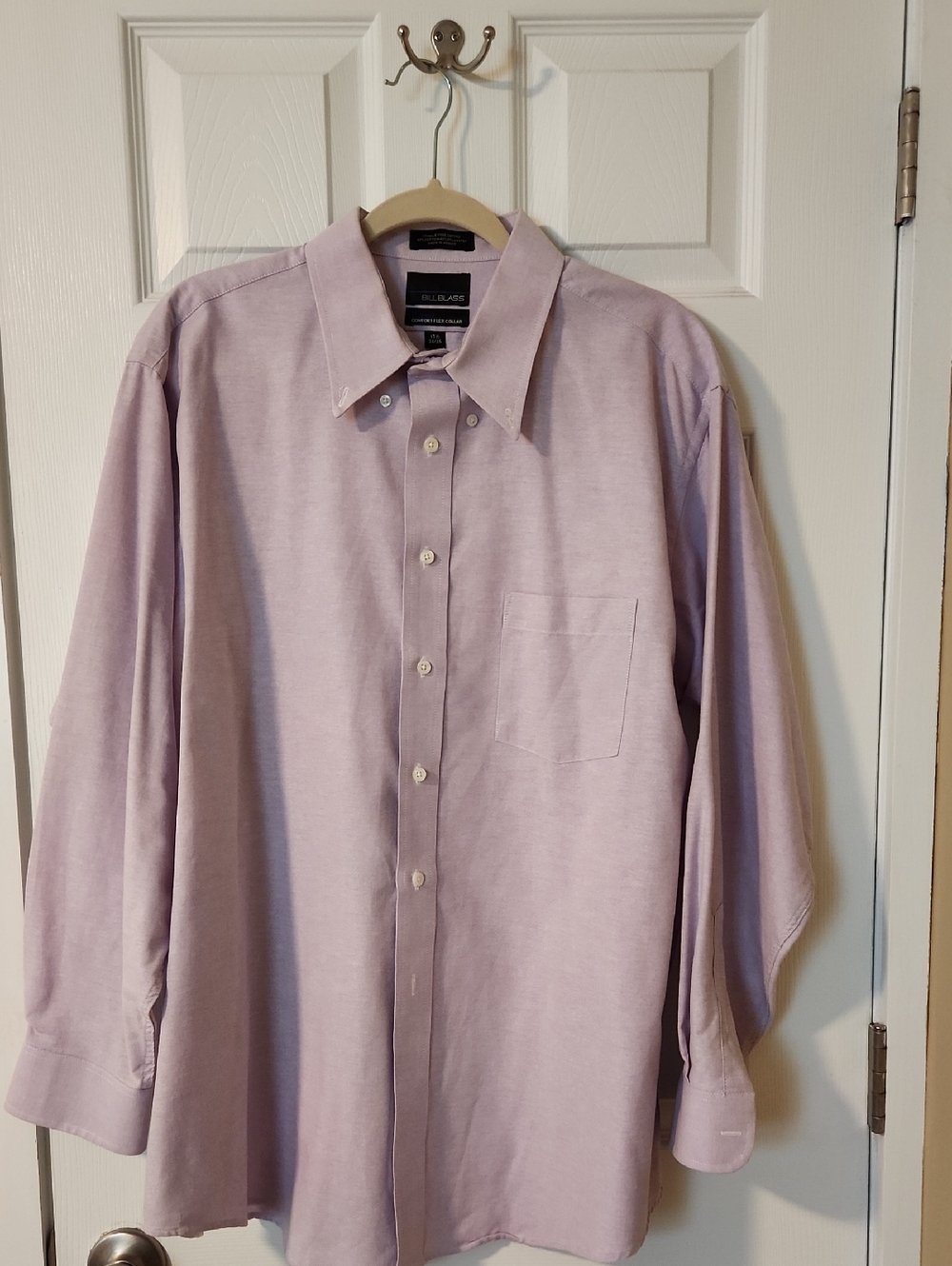 Elliott Lauren Pale Lavender Men's Button-Up Dress Shirt